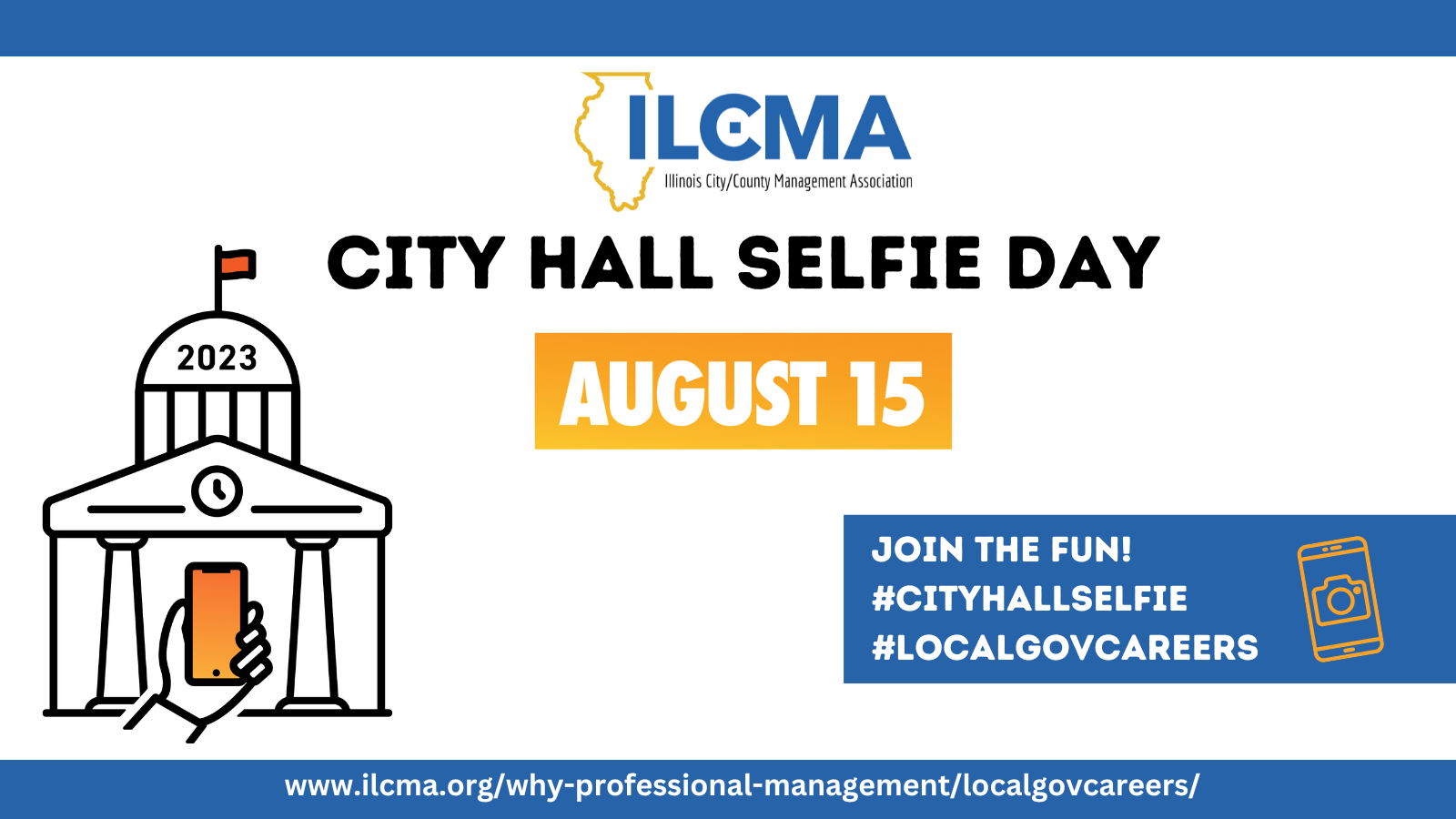 City Hall Selfie Day ILCMA